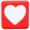 Heart Decoration emoji on Messenger